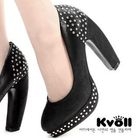 Kvoll - Studded Platform Pumps