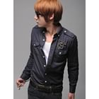 SLIM&FIT - Epaulet-Accent Shirt with Crest