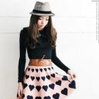 BAIMM - Ruched-Sleeve Lace-Collar Panel Top