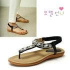 MODELSIS - Beaded Thong Sandals