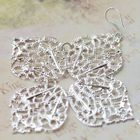 Fit-to-Kill - Luncky 4 Leaves Earrings -Silver