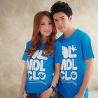 Sha 2 Shop - Scoop Neck Short-Sleeve Print Tee