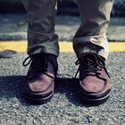TOPGUYS - Genuine Leather Lace-Up Ankle Boots