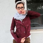 Ando Store - Dual-Pocket Cropped Zip Jacket