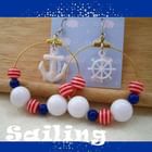 Fit-to-Kill - Golden big sailing ring Earrings Fit-to-Kill - Golden big sailing ring Earrings