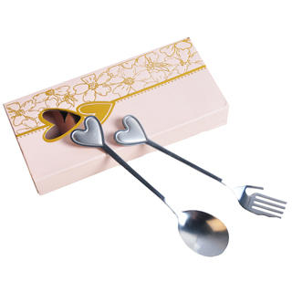 Fork & Spoon Set - Silver
