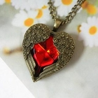 Angelove - Jeweled Heart Necklace