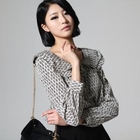 SARAH - Patterned Long-Sleeve Top