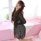 59 Seconds - Ruffle Polka Dot Chiffon Dress