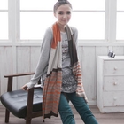 CatWorld - Contrast-Color Striped Scarf