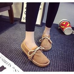 Laceuplux - Tasseled Slip Ons Laceuplux - Tasseled Slip Ons