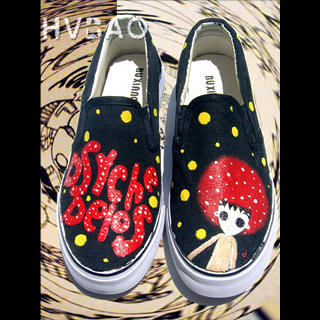 'Cartoon Figure' Slip-Ons 'Cartoon Figure' Slip-Ons