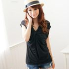 F-DNA - Knot-Front Short-Sleeve Tee