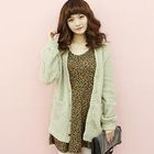 Dodostyle - Rib-Knit Cardigan