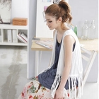 D.P-Shop - Fringed-Hem Vest