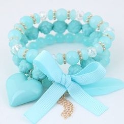 Bling Thing - Heart Layered Bracelet Bling Thing - Heart Layered Bracelet