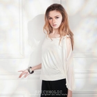 SPICY HOLIC - Cutoff Buttoned Top