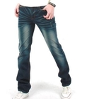 SEOBEAN - Washed Straight-Cut Jeans