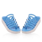 Grace Candy - Strappy Platform Thong Mules