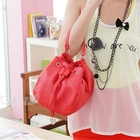 PG Beauty - Padlock-Accent Bucket Bag