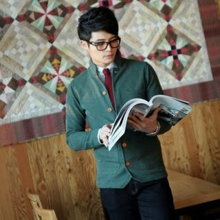 Mandarin Collar Cardigan