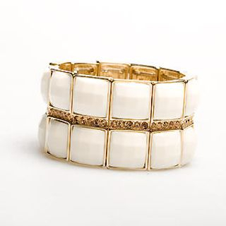 Jeweled Elasticized Bangle
