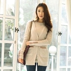 BBon-J - Wool Blend Rib-Knit Cardigan