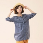 CatWorld - Crocheted-Trim Pintuck Blouse