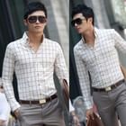 VINTAGE BROTHERS - Long-Sleeve Check Shirt