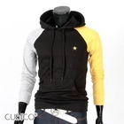 CUBICO - Color-Block Hooded Pullover