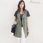 Stylementor - Sleeveless Trench Coat