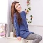 D.P-Shop - Boatneck Cable-Knit Dress