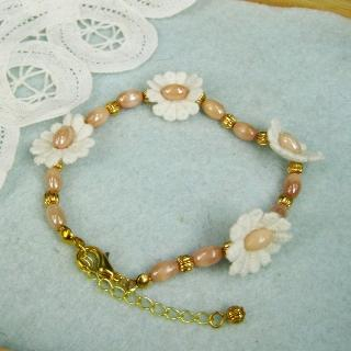 Vintage Classic Lace Flower Bracelet(Pink) Vintage Classic Lace Flower Bracelet(Pink)