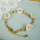 MyLittleThing - Vintage Classic Lace Flower Bracelet(Pink)
