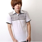 SeventyAge - Tribal-Print Polo Shirt