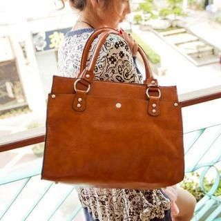 Faux-Leather Tote Faux-Leather Tote