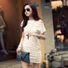 PUFFY - Boatneck Tube-Hem Dress