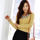 Miss Hong - Long-Sleeve Top (2 Designs)
