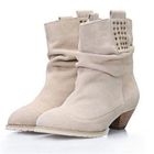O.SA - Faux-Leather Studded Boots