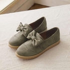 Ni-kiyo - Bow-Accent Wing-Tip Flats