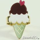Sweet & Co. - Mini Chocolate Ice-Cream Gold Ring