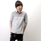 SeventyAge - 3/4-Sleeve Striped Shirt