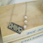 MyLittleThing - Silver Ruller Necklace