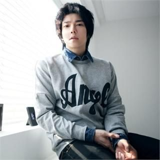 'Angels' Print Pullover