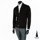 Purplow - Shawl-Collar Knit Cardigan