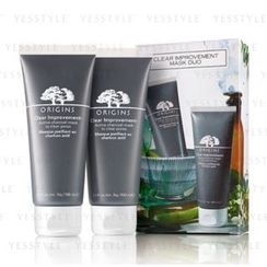 Origins - 活性炭清潔面膜套裝: 面膜 100ml x 2 件 Origins - 活性炭清潔面膜套裝: 面膜 100ml x 2 件
