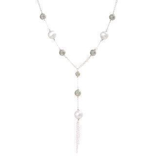 18K White, Black & Yellow Gold Necklace
