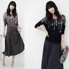Stylementor - Shirred-Side Printed Top