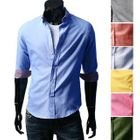 J.I.Q - Button-Down 3/4-Sleeve Shirt