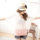 ZOO - V-Neck Fringed Knit Top